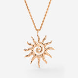 Soleil Necklace Rose Gold