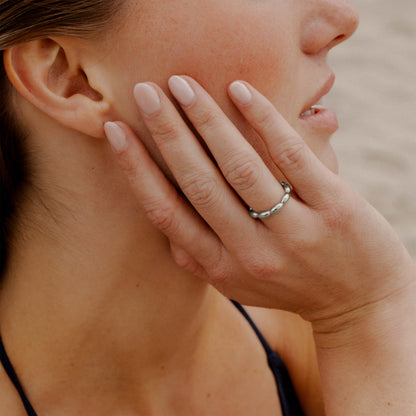 Drop in the Ocean Ring Silver