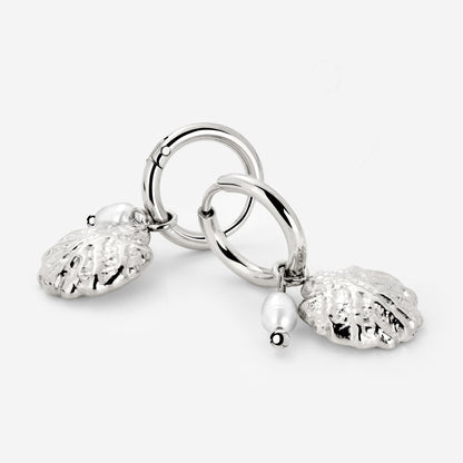 Ocean Lovers Hoop Set Small Silver
