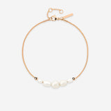 Pearlessence Anklet Rose Gold