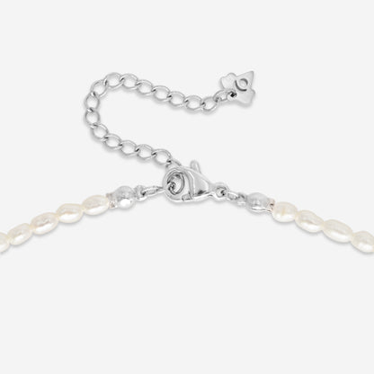 Perlita Choker Silver