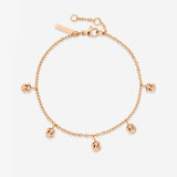 Tides of Time Anklet Rose Gold