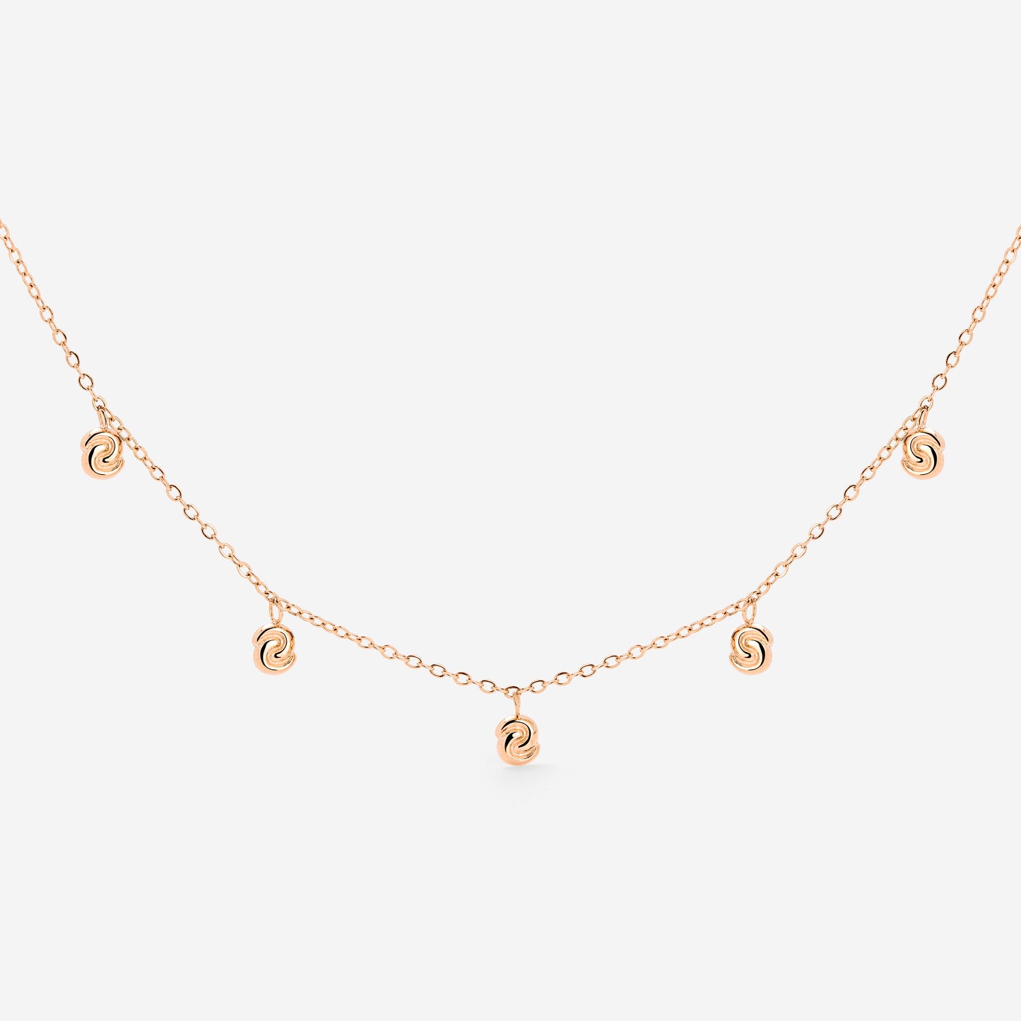 Tides of Time Choker Rose Gold