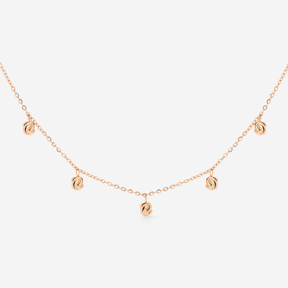 Tides of Time Choker Rose Gold