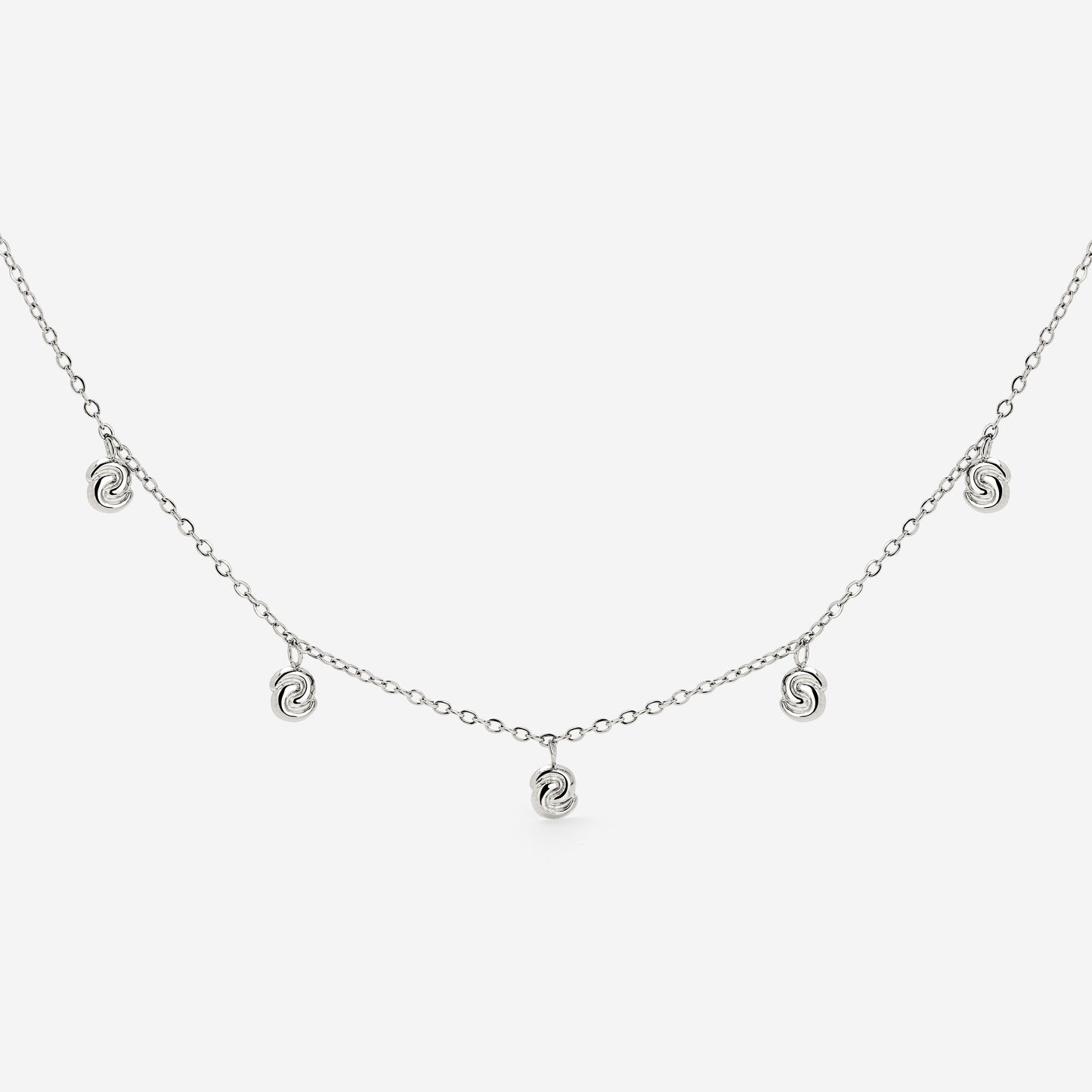 Tides of Time Choker Silver
