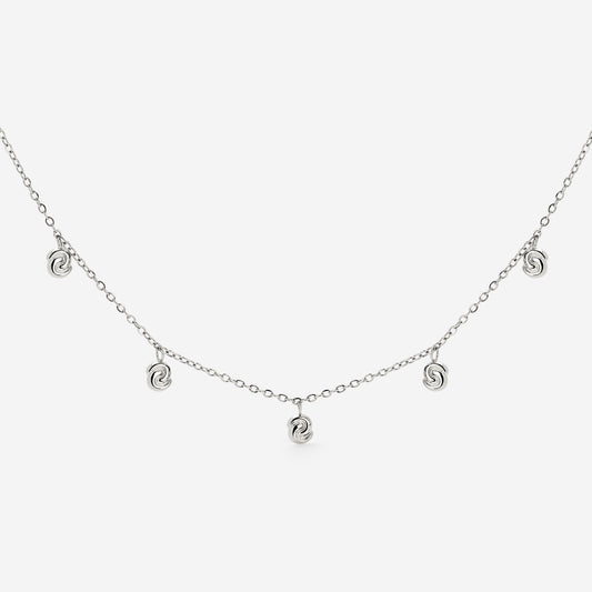 Tides of Time Choker Silver