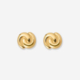 Tides of Time Studs Gold