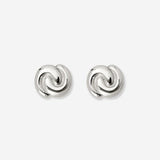 Tides of Time Studs Silver