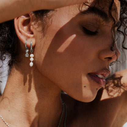 Love Your Body Hoop Set Silver