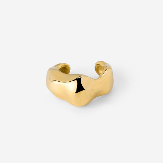 Colorful Conny Ear Cuff Gold