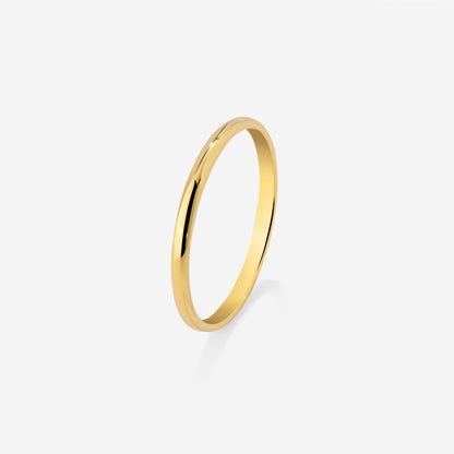 Fine Line Ring Gold