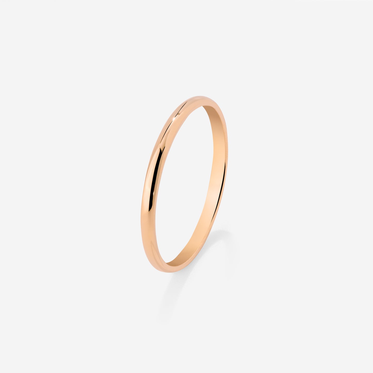 Fine Line Ring Rose Gold