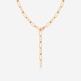 Honey Y-Necklace Rose Gold