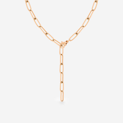 Honey Y-Necklace Rose Gold