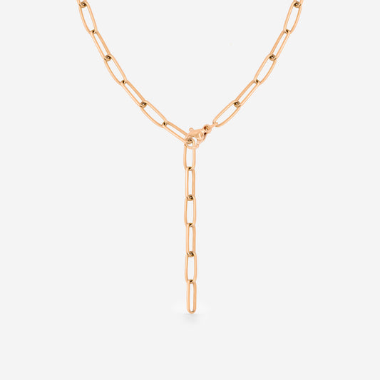 Honey Y-Necklace Rose Gold
