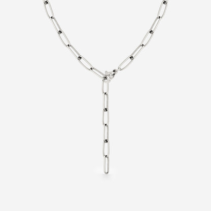 Honey Y-Necklace Silver