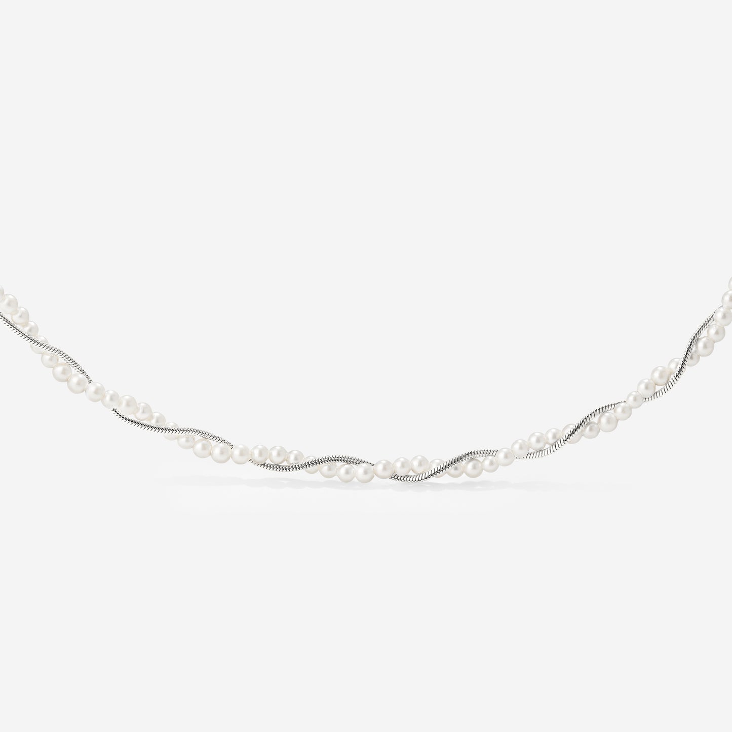 Infinite Bonding Necklace Silver
