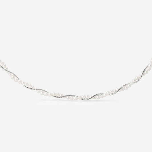 Infinite Bonding Necklace Silver