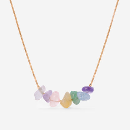Radiant Romy Necklace Rose Gold