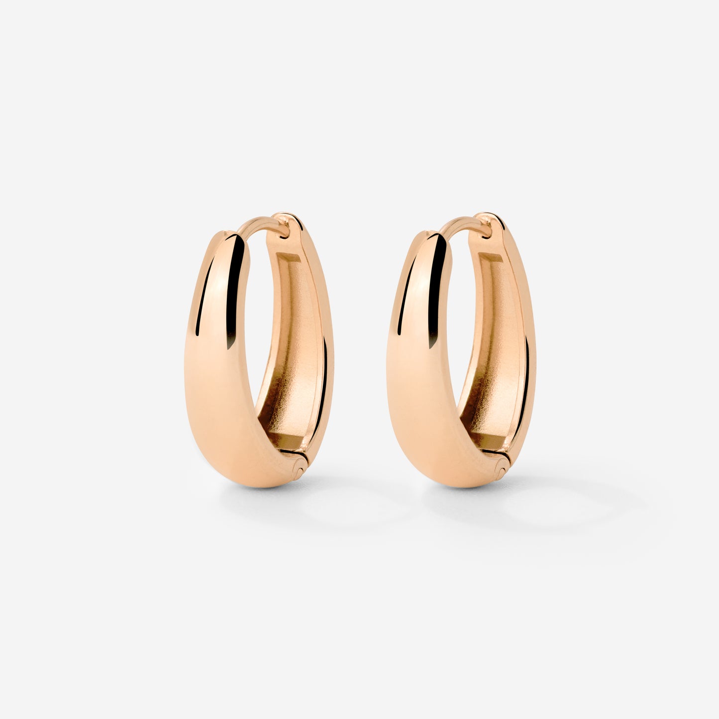 Seeker Hoops Rose Gold