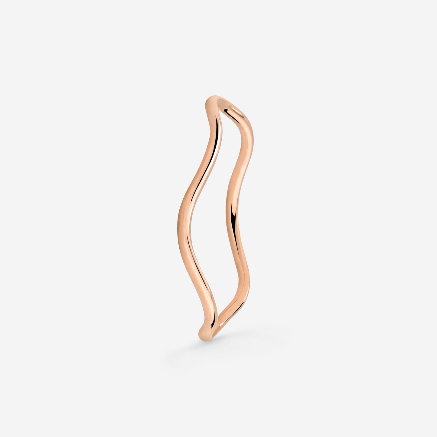 Slim Wave Ring Rose Gold