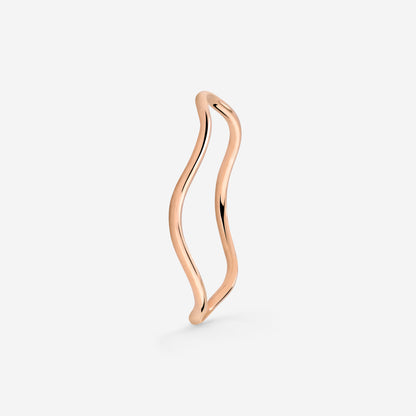 Slim Wave Ring Rose Gold