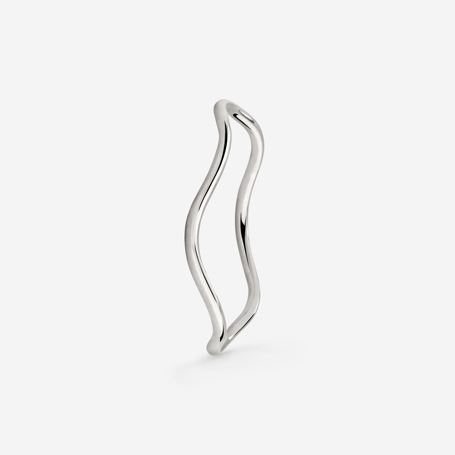 Slim Wave Ring Silver