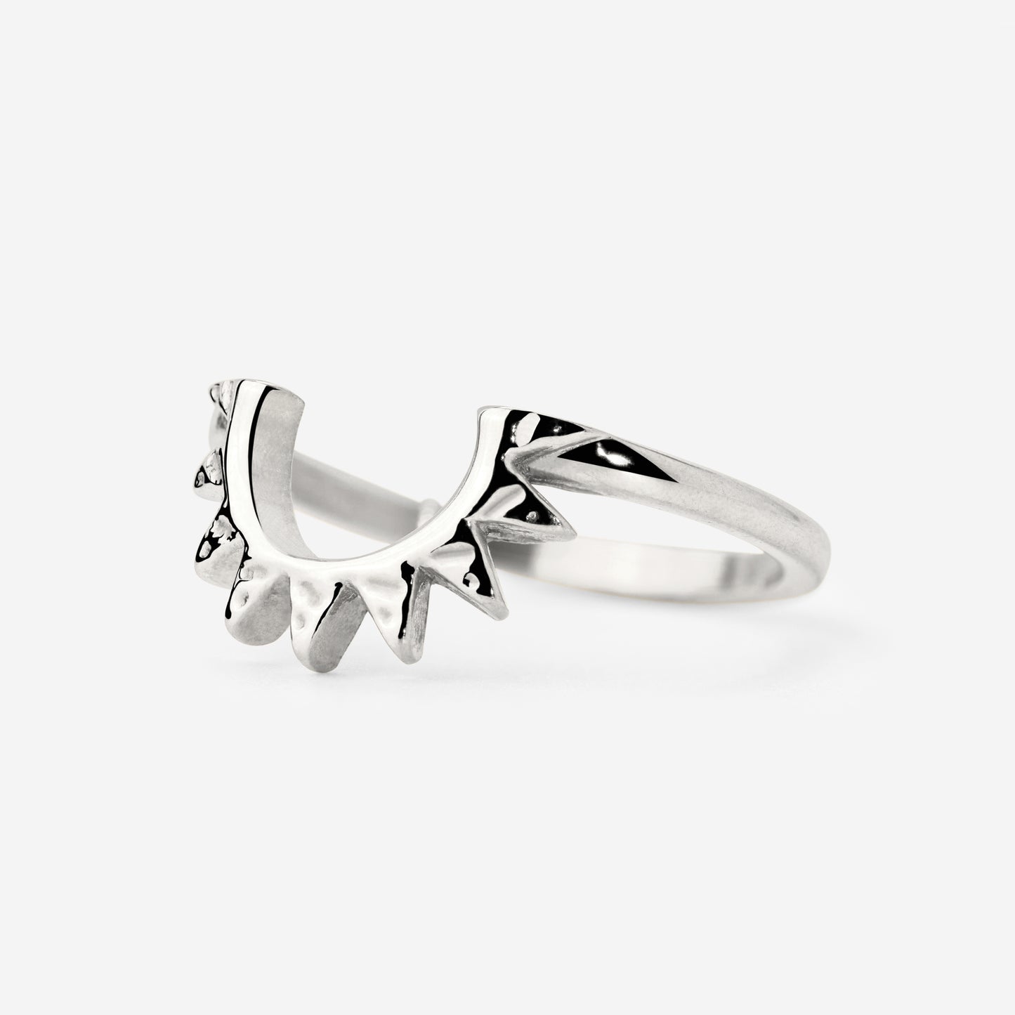 Sun Ray Ring Silver