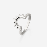 Sun Ray Ring Silver