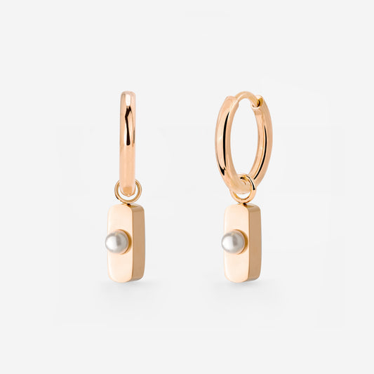 Time Travellers Hoop Set Small Rose Gold