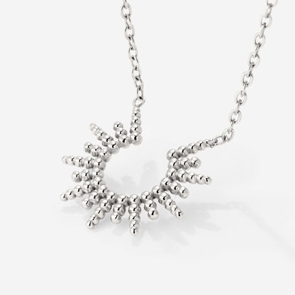 Sunshine Sister Necklace Silver