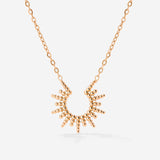 Sunshine Sister Necklace Rose Gold