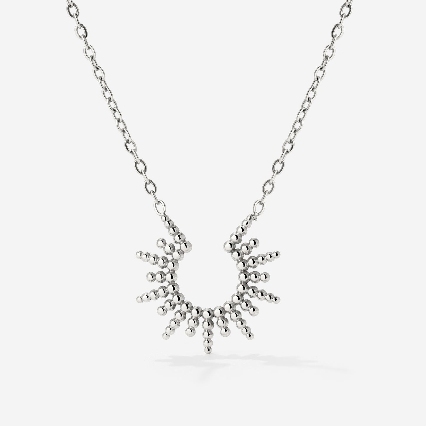 Sunshine Sister Necklace Silver