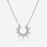 Sunshine Sister Necklace Silver