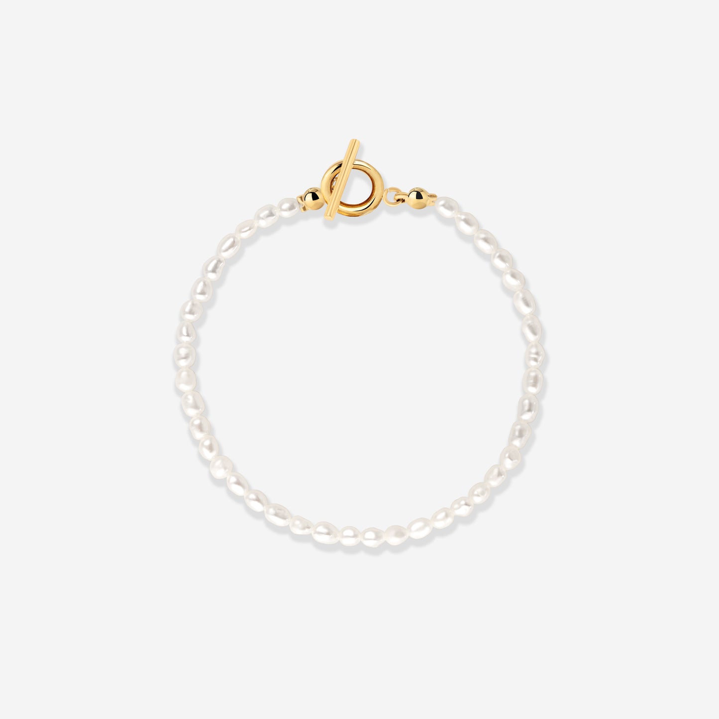 Lenis Loving Pearl Bracelet Gold