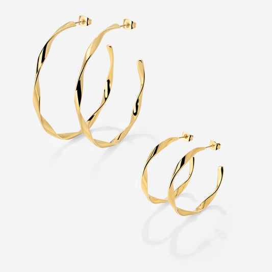Sahira Hoop Bundle Gold