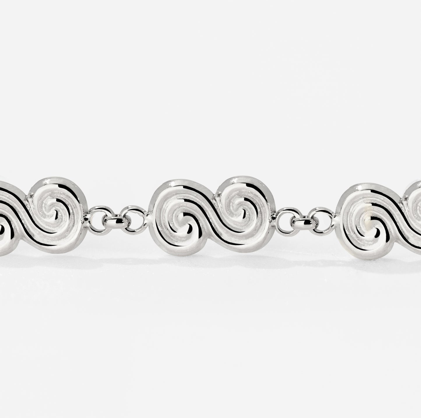 Serpent's Whisper Hoop Set Small Silver