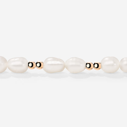 Summertime Pearl Bracelet Rose Gold