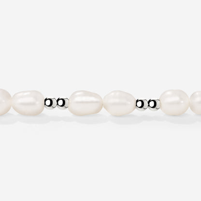Summertime Pearl Bracelet Silver