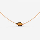 Sunflare Gem Choker Rose Gold
