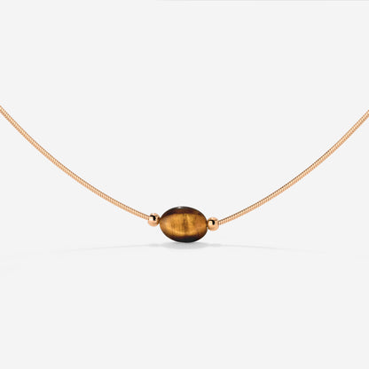 Sunflare Gem Choker Rose Gold
