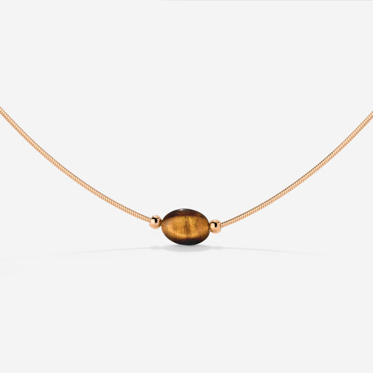 Sunflare Gem Choker Rose Gold