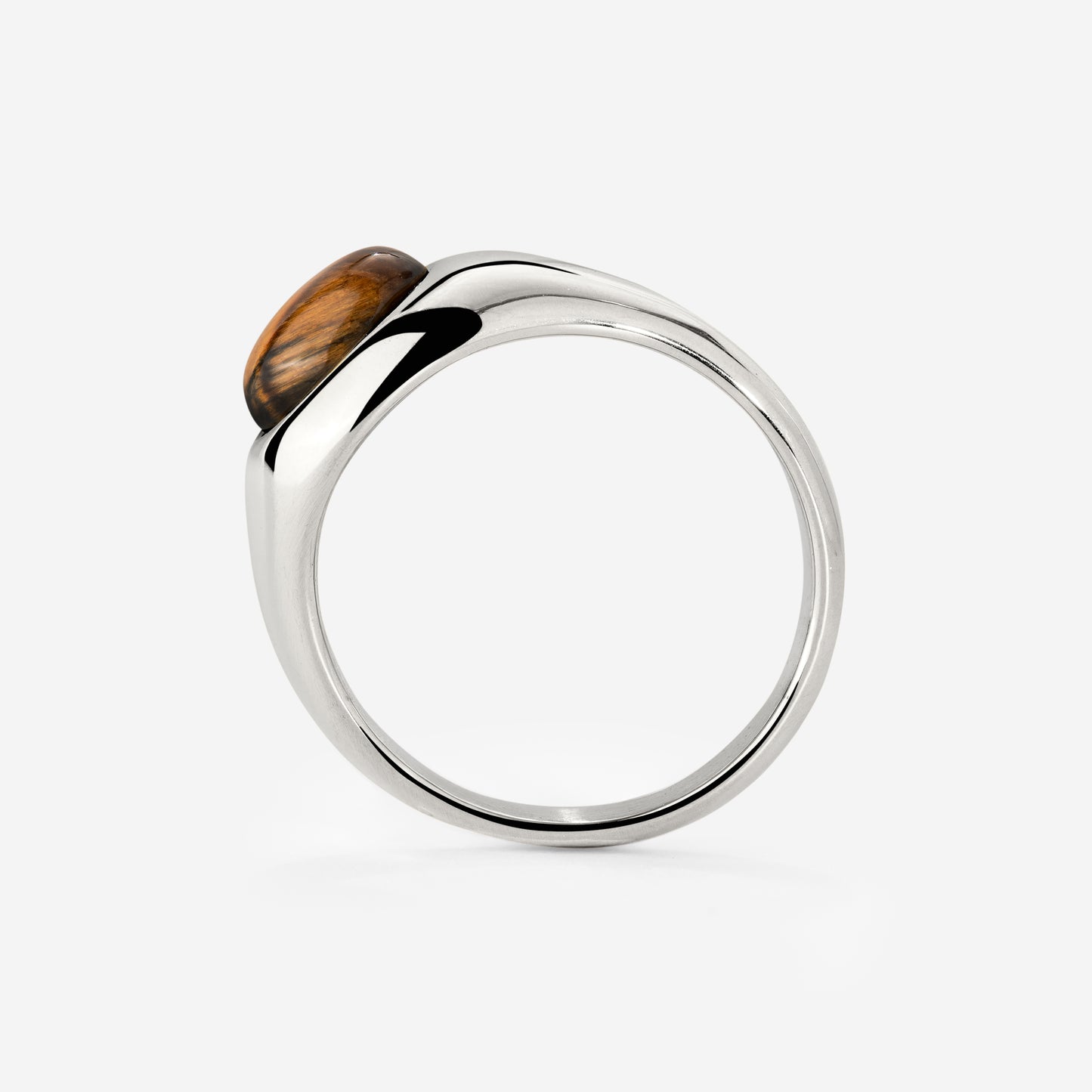 Tiger's Eye Ring Silver