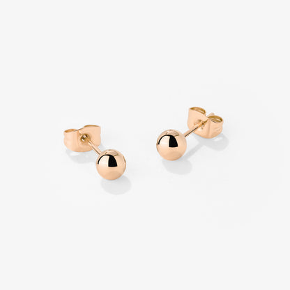 Bubbly Studs Small Roségold