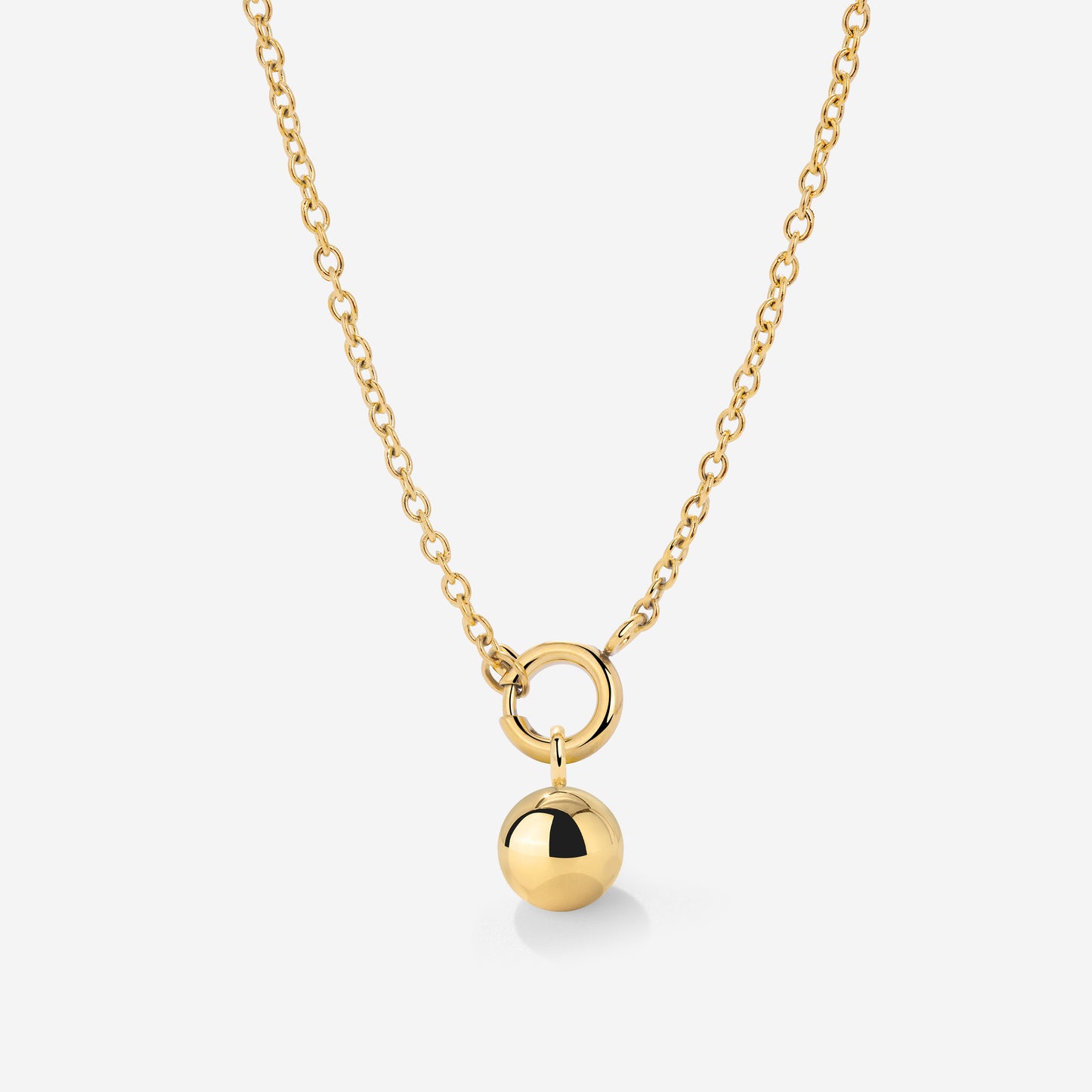 Bubbly Classic Chain Necklace Set Gold