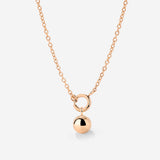 Bubbly Classic Chain Necklace Set Rose Gold
