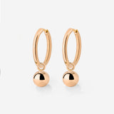 Bubbly Hoop Set Medium Oro Rosa