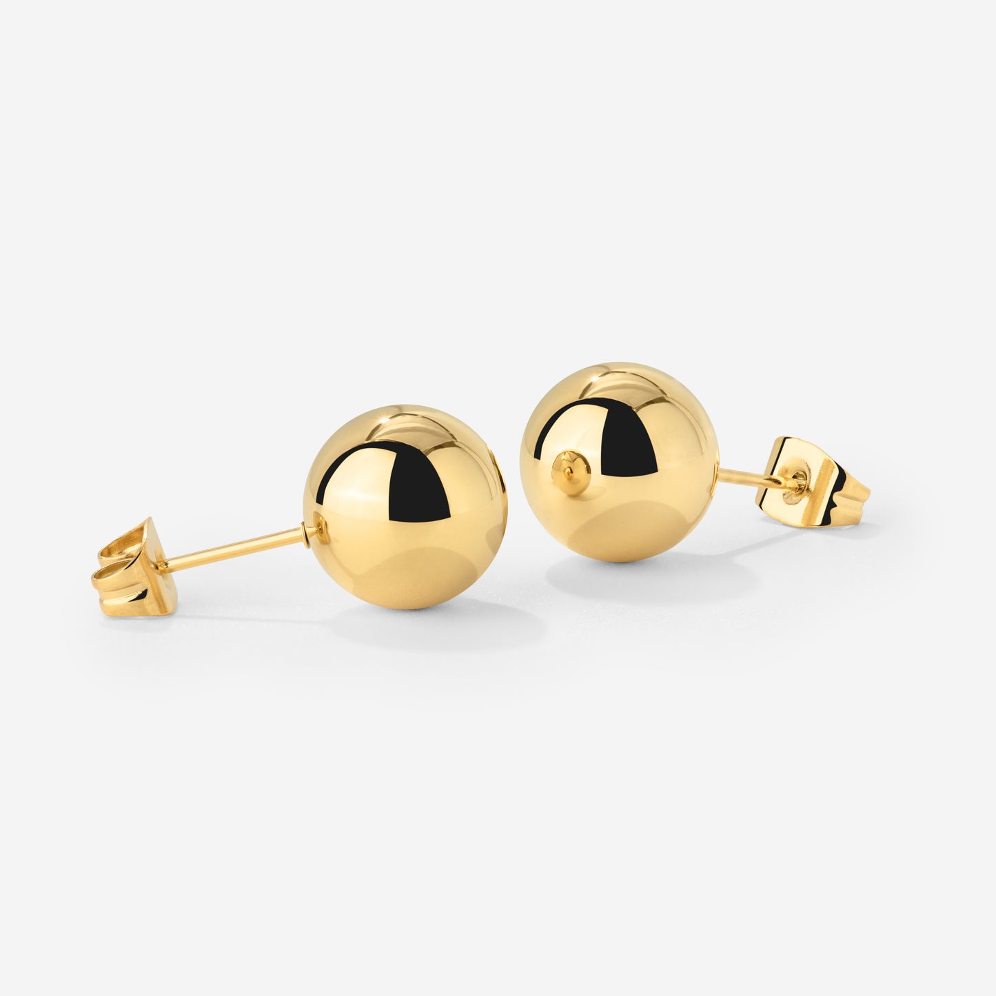 Bubbly Studs Medium Gold