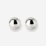 Bubbly Studs Medium Silver