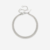 Curb Chain Double Bracelet Silver